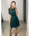Sofie -Elegancka sukienka z ozdobną aplikacją