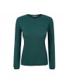 Lily - Zielony sweterek, stylizacja idealna na jesień