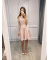 Joanna - Sukienka chanelka w różowym kolorze