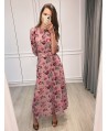 Marcelina - Elegancka sukienka w kwiaty